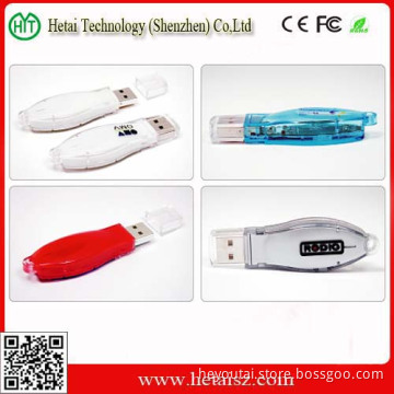 Customized Bulk 1GB USB Flash Drives, Plastic Logo USB Flash Memory